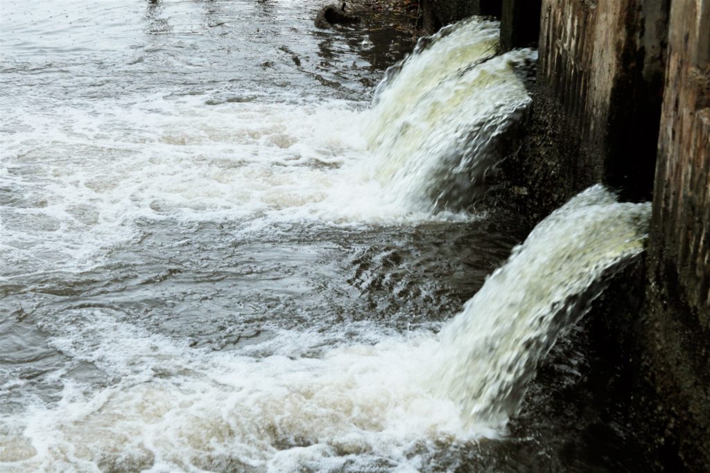 Udløb af spildevand